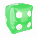 Inflatable Large Dice Toys 23.6 inch Green