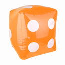 Inflatable Large Dice Toys 23.6 inch Orange
