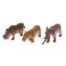 Set of 12 Wild Zoo Animal Model Figure Toys Kids Party Bag Filler Loot Favours
