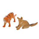 Set of 12 Wild Zoo Animal Model Figure Toys Kids Party Bag Filler Loot Favours