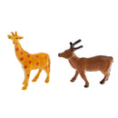 Set of 12 Wild Zoo Animal Model Figure Toys Kids Party Bag Filler Loot Favours