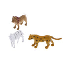 Set of 12 Wild Zoo Animal Model Figure Toys Kids Party Bag Filler Loot Favours