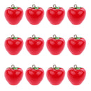 Pack of 12 Plastic Tomato Vegetable Pendant for Keyring Keychain Jewelery DIY Making