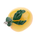 Pack of 12 Plastic Peach Fruit Pendant for Keyring Keychain Jewellery DIY Making