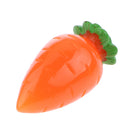 Pack of 12 Plastic Carrot Vegetable Pendant for Keyring Keychain Jewelery DIY Making