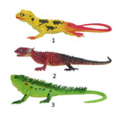 Vivid Reptile Animal Rubber Lizard Model Figure Educational Toy - Wine Red