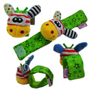 Generic Infant Baby Kids Soft Plush Animals Rattles Wristband Toy Yellow Billed Giraffe