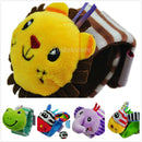 Generic Infant Baby Kids Soft Plush Animals Rattles Wristband Toy Yellow Billed Giraffe