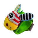 Generic Infant Baby Kids Soft Plush Animals Rattles Wristband Toy Yellow Billed Giraffe