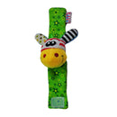 Generic Infant Baby Kids Soft Plush Animals Rattles Wristband Toy Yellow Billed Giraffe