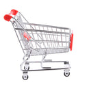 Kids Pretend Play Shopping Handcart Trolley Toy Home Office Decor Red M