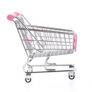 Kids Pretend Play Shopping Handcart Trolley Toy Home Office Decor Pink M