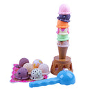 Set of Different Flavor Ice Cream Cakes Chocolate Cone Scoop Kids Play Toy Gift