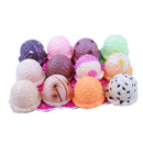 Set of Different Flavor Ice Cream Cakes Chocolate Cone Scoop Kids Play Toy Gift