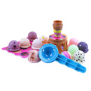 Set of Different Flavor Ice Cream Cakes Chocolate Cone Scoop Kids Play Toy Gift