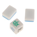 Mini Mahjong Game Chinese Traditional Game Gathering Party Game Blue ML-006