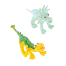 6pcs 4'' Plastic Jurassic Dinosaur Models Toy Set for Kids Christmas Gift