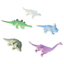 16 pcs Solid Plastic Simulation Dinosaur Mini Models Kids Collection Set