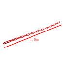 Kids Playground Garden Park Swings Fun Durable Plastic Coated Iron Swing Chain 1.8 M Length 500KG Capacity Red