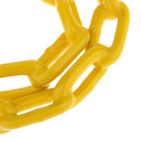 Kids Playground Garden Park Swings Fun Durable Plastic Coated Iron Swing Chain 1.8 M Length 500KG Capacity Yellow