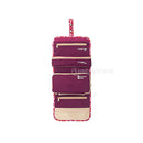 Women Girls Ladies Durable Removable Pockets Foldable Cosmetics Bag Case Purse Organiser Leopard Pink