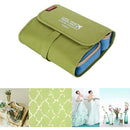 Women Girls Ladies Durable Removable Pockets Foldable Cosmetics Bag Case Purse Organiser Green