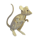 3D Handmade Wooden Puzzles Moving Model Kit DIY Mouse Puzzles Kids Wooden Toys Gifts
