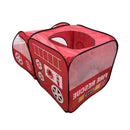 Kids Childrens Playhouse Indoor Outdoor Pop Up Fire Truck Car Play Tent Toy