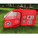 Kids Childrens Playhouse Indoor Outdoor Pop Up Fire Truck Car Play Tent Toy