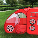 Kids Childrens Playhouse Indoor Outdoor Pop Up Fire Truck Car Play Tent Toy