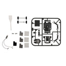 Silver Mini Construction Robot Powered by Salt Water Kids Intelligence Toys