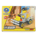 High Simulation Building Blocks Assembly Off-road Vehicle Developmental Toys