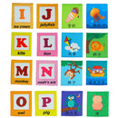 Kids Cloth Cards Developmental Toy with Learning Education Readings Patterns