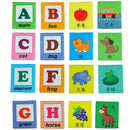 Kids Cloth Cards Developmental Toy with Learning Education Readings Patterns