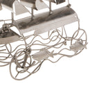 Sailboat Shape Wine Rack Metal Decor Bar Kitchen Holder Storage Spirits