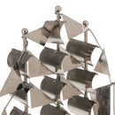 Sailboat Shape Wine Rack Metal Decor Bar Kitchen Holder Storage Spirits
