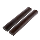 A Pair of Elegant Black Catalpa Wooden Paperweights for Chinese Calligraphy Sumi Drawing