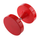 Small Whistle Diabolo Juggling Spinning Toy Set W Stick & Strings Red
