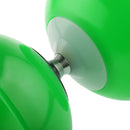 Professional Double Bowl 1-bearing Diabolo Stick & String Juggling Toy Green