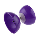 Chinese Double Bowl 1-bearing Diabolo Juggling Spinning Toy - Purple