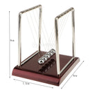 Plastic Base Stand Steel Ball Classic Newton Cradle Balance Balls Square-S