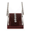 17.5x14.5x17.5cm Newton Cradle Executive Balance Ball Pendulum Toy T Shape-L