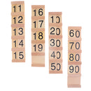 Insert Wood Board Counting Number Pieces Maths Preschool Children Educational Toy
