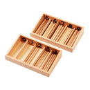 Wooden Number Box Sticks Maths Counting Tool Preschool Kids Educational Toy