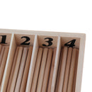 Wooden Number Box Sticks Maths Counting Tool Preschool Kids Educational Toy