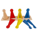 Wooden Round Head Cone Fraction Counting Number Maths Children Educational Toy