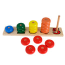 Wood Frame Abacus Beads Counting Number Maths Preschool Kids Educational Toy