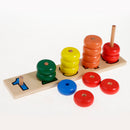 Wood Frame Abacus Beads Counting Number Maths Preschool Kids Educational Toy