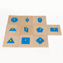 Wooden Block Sorter Geometrical Shape Preschool Kids Learning Puzzle Toy