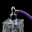 35ml Vintage Crystal Glass Atomizer Perfume Bottle Spray Purple Lady Gift